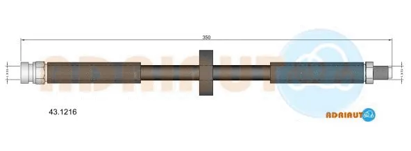Flexible de frein ADRIAUTO 43.1216
