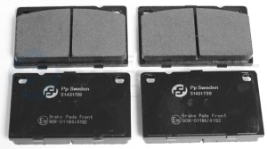 Kit de plaquettes de frein, frein à disque Professional Parts 51431739