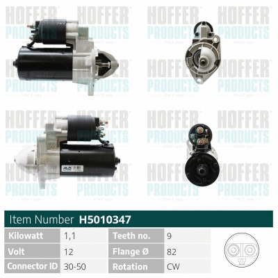 Démarreur HOFFER H5010347