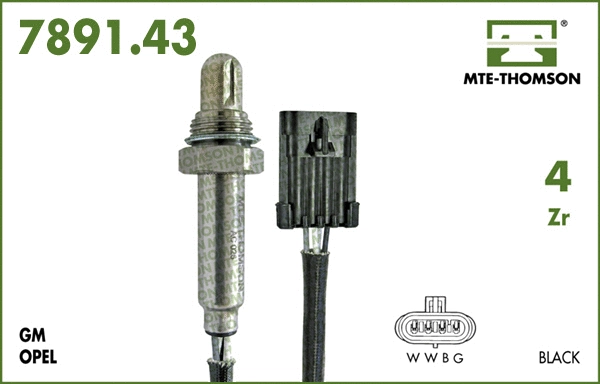 Sonde lambda MTE-THOMSON 7891.43.030