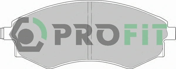 Kit de plaquettes de frein, frein à disque PROFIT 5000-0600