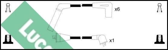 Kit de câbles d'allumage LUCAS LUC4278