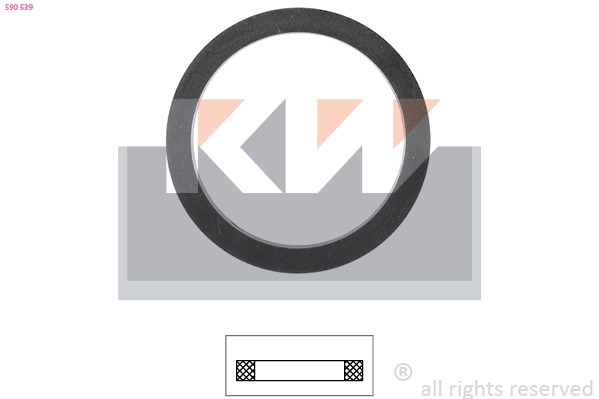 Joint, thermostat KW 590 539