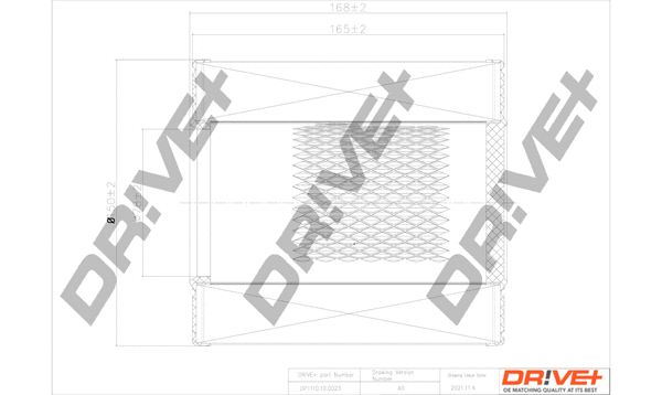 Filtre à air Dr!ve+ DP1110.10.0023