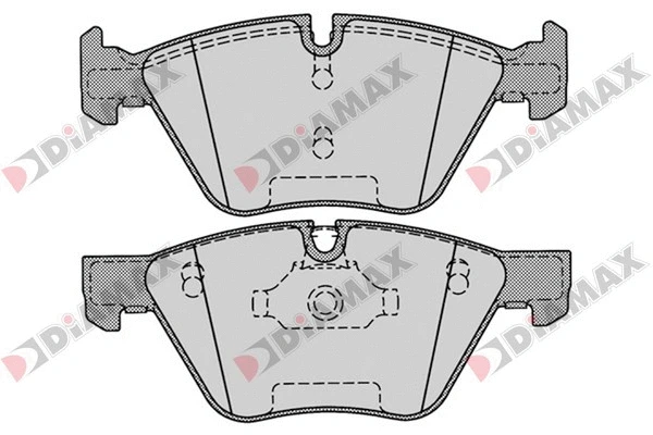Kit de plaquettes de frein, frein à disque DIAMAX N09394