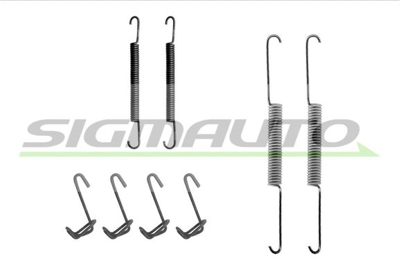Kit d'accessoires, mâchoire de frein SIGMAUTO SK0563
