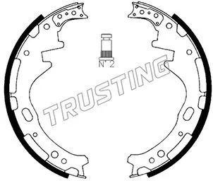 Jeu de mâchoires de frein TRUSTING 067.174