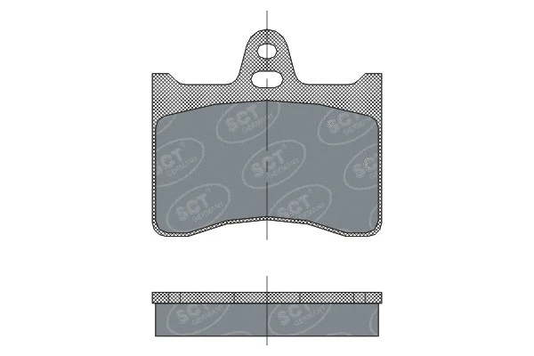 Kit de plaquettes de frein, frein à disque SCT - MANNOL SP 297 PR