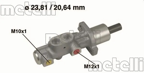 Maître-cylindre de frein METELLI 05-0576