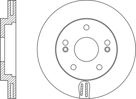 Disque de frein FIT FR0654V