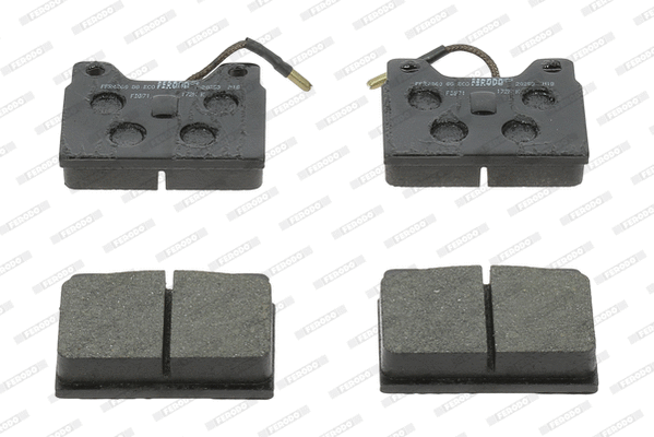 Kit de plaquettes de frein, frein à disque FERODO FDB71