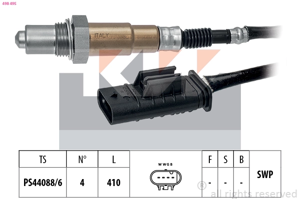 Sonde lambda KW 498 495