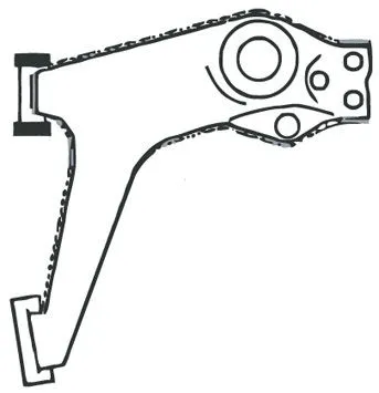 Bras de liaison, suspension de roue FRAP F2082