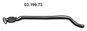 Tuyau d'échappement EBERSPÄCHER 03.199.73