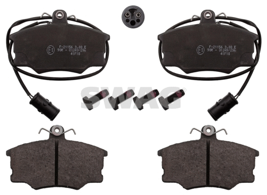 Kit de plaquettes de frein, frein à disque SWAG 74 11 6009