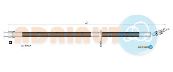 Flexible de frein ADRIAUTO 52.1267