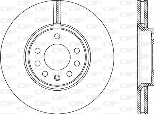 Disque de frein OPEN PARTS BDR1990.20