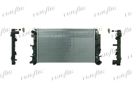 Radiateur, refroidissement du moteur FRIGAIR 0206.2088