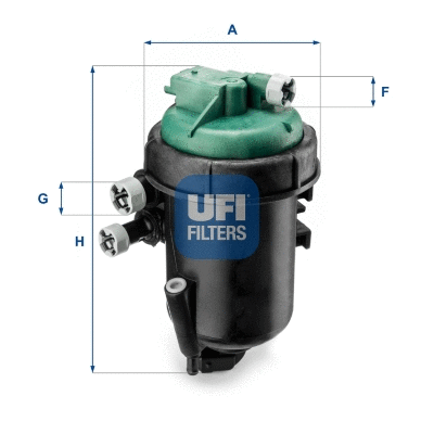 Filtre à carburant UFI 55.173.00