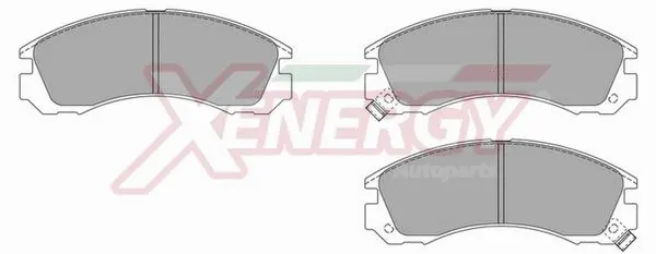 Kit de plaquettes de frein, frein à disque AP XENERGY X40530