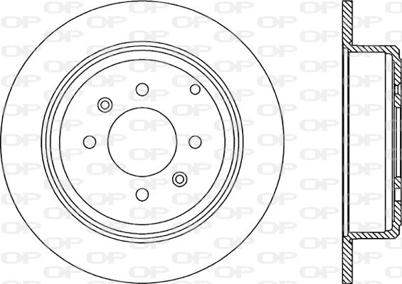 Disque de frein OPEN PARTS BDR1716.10