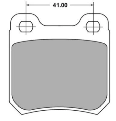 Kit de plaquettes de frein, frein à disque FREMAX FBP-0717