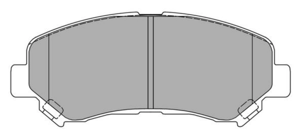 Kit de plaquettes de frein, frein à disque FREMAX FBP-1585
