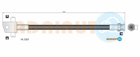 Flexible de frein ADRIAUTO 14.1201