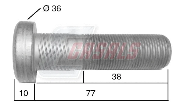 Boulon de roue CASALS 21523