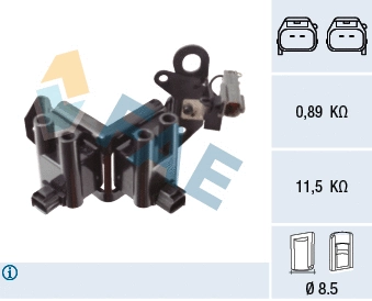Bobine d'allumage FAE 80402