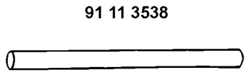 Tuyau d'échappement EBERSPÄCHER 91 11 3538