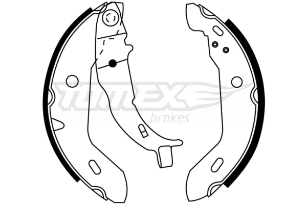 Jeu de mâchoires de frein TOMEX Brakes TX 21-16