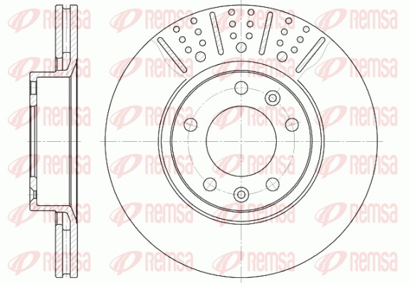 Disque de frein REMSA 6265.10