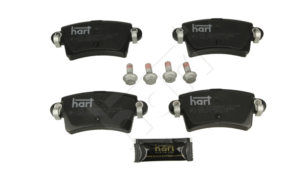 Kit de plaquettes de frein, frein à disque HART 248 919