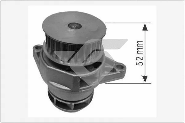 Pompe à eau, refroidissement du moteur HUTCHINSON WP24