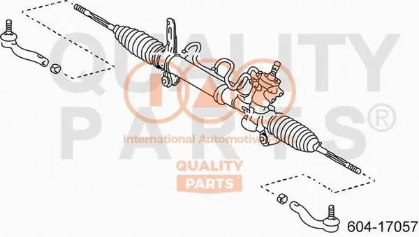 Rotule de barre de connexion IAP QUALITY PARTS 604-17057