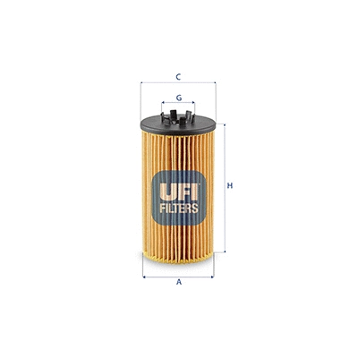 Filtre à huile UFI 25.257.00
