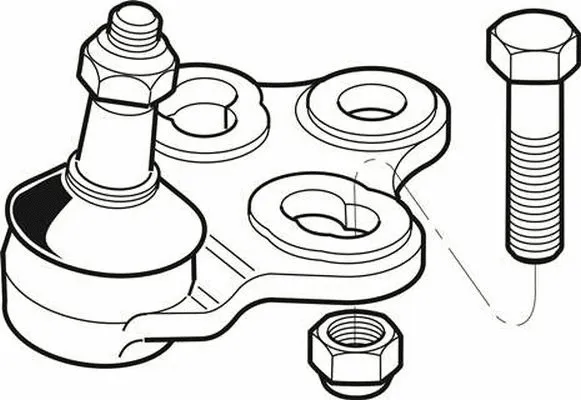 Rotule de suspension NAKATA N 99104