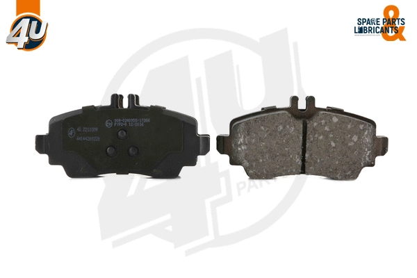 Kit de plaquettes de frein, frein à disque 4U Autoparts 22109MR