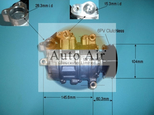 Compresseur, climatisation AUTO AIR GLOUCESTER 14-9657