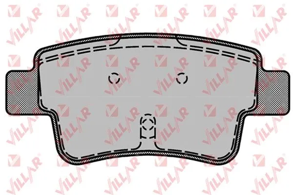 Kit de plaquettes de frein, frein à disque VILLAR 626.1224