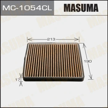 Filtre, air de l'habitacle MASUMA MC-1054CL