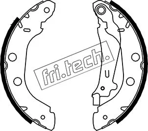 Jeu de mâchoires de frein fri.tech. 1088.226