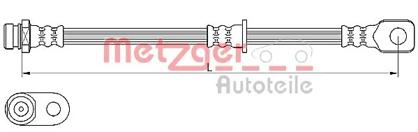 Flexible de frein METZGER 4110636