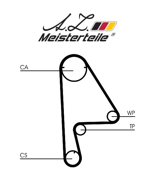 Kit de courroie crantée A.Z. Meisterteile AZMT-30-058-2116