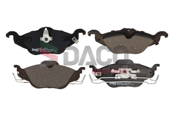 Kit de plaquettes de frein, frein à disque DACO Germany 323618