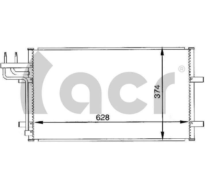 Condenseur, climatisation ACR 300093