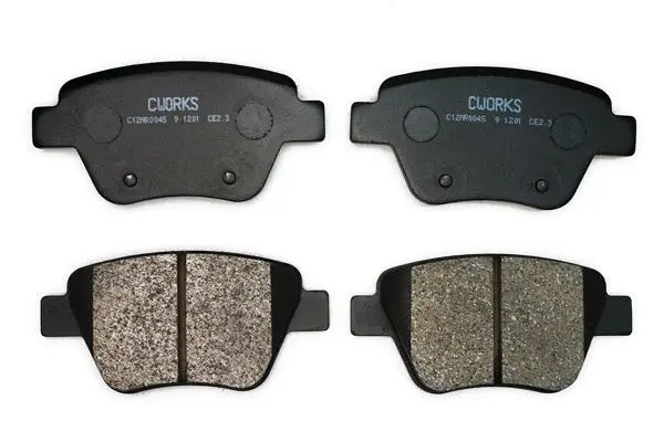 Kit de plaquettes de frein, frein à disque CWORKS C12NR0045