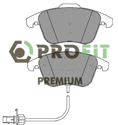 Kit de plaquettes de frein, frein à disque PROFIT 5005-4045