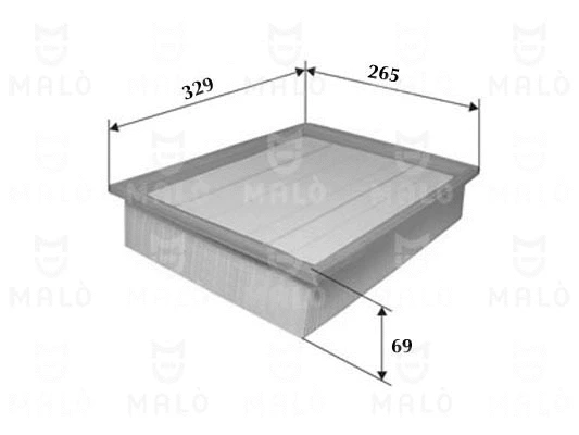 Filtre à air AKRON-MALÒ 1500218
